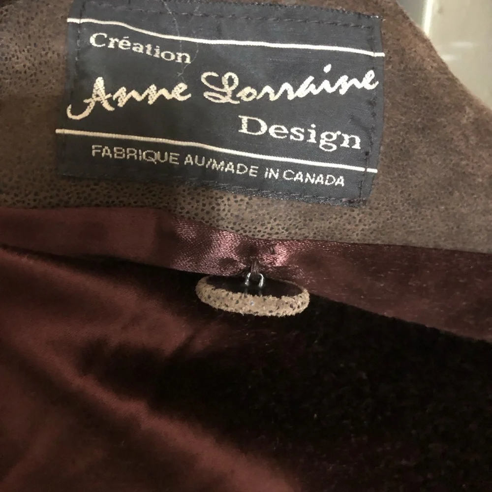 Anne Lorianne leather brown jacket - Picture 10 of 11